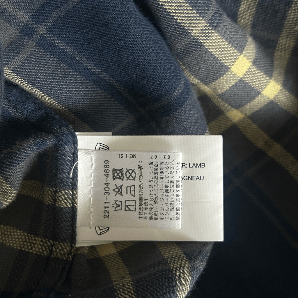 Chrome Hearts Blue & Yellow Plaid Cross Patch Flannel - Morely TrendsChrome Hearts Type here:)