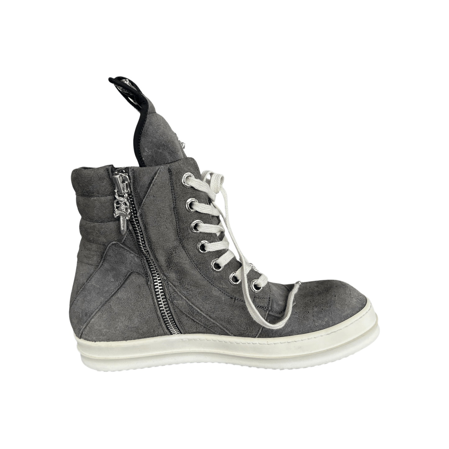 Chrome Hearts Rick Owens Grey Suede Geobaskets - Morely TrendsRick Owens Type here:)