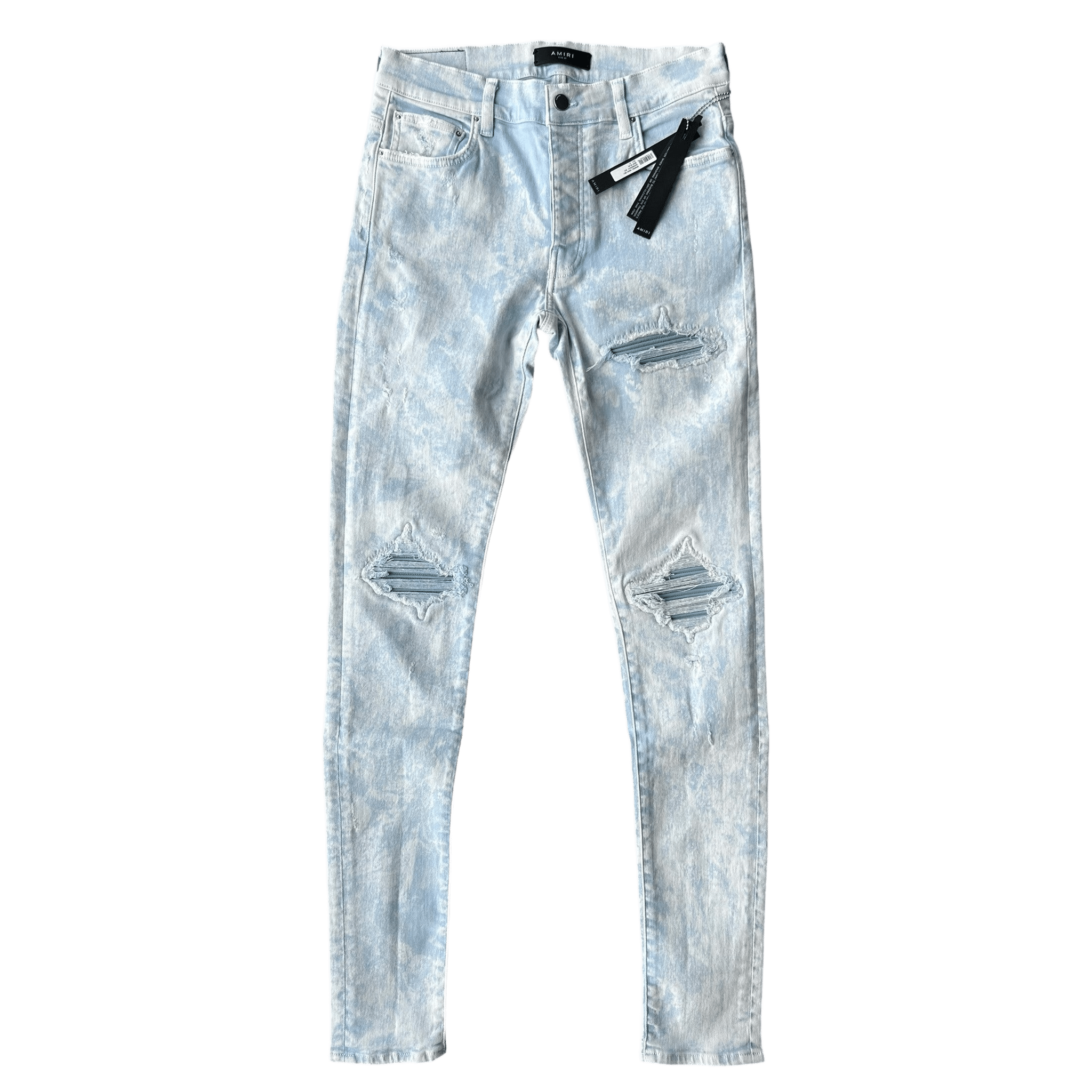 Amiri Mineral Wash Blue Patch MX1 Jeans - Morely TrendsAmiri Type here:)