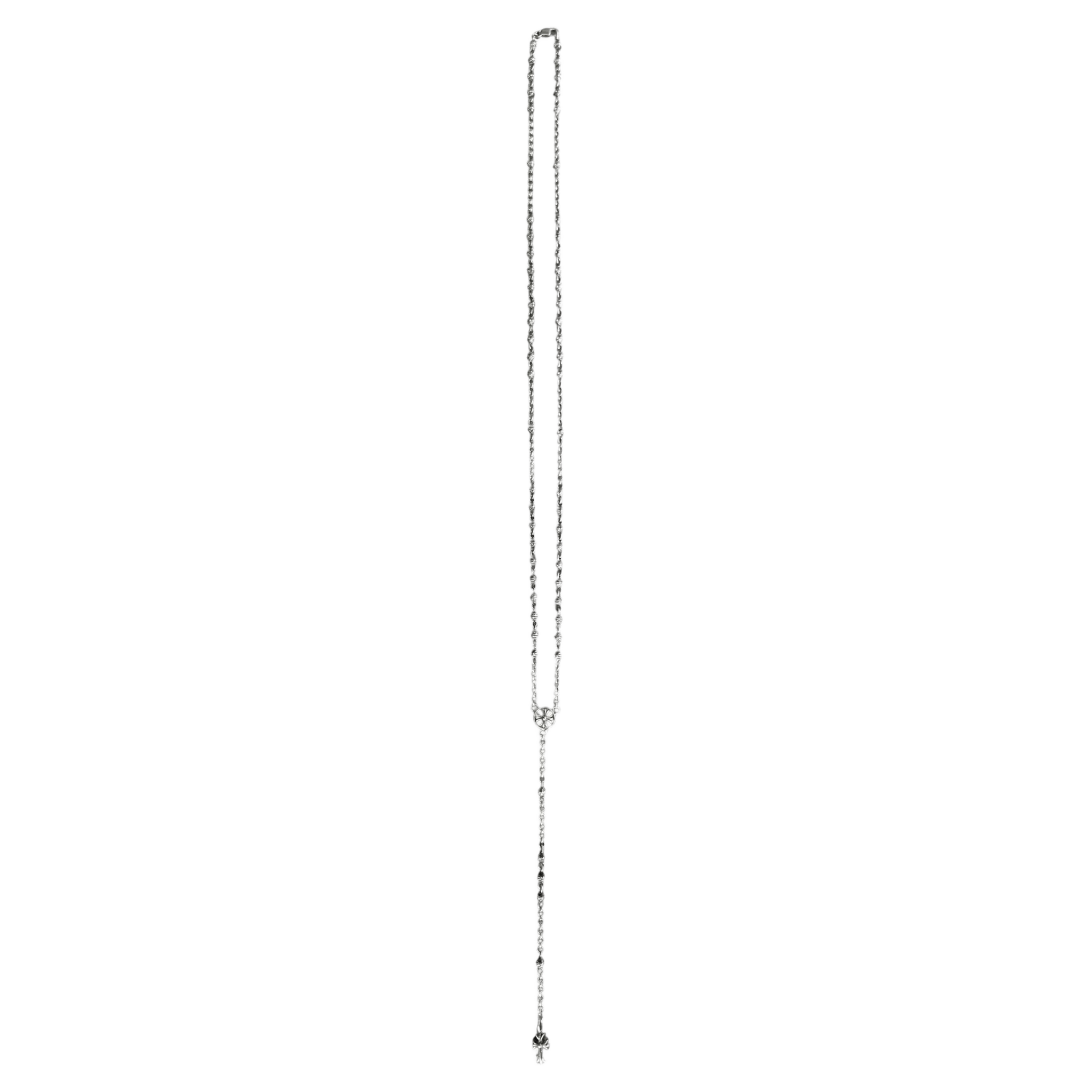 Chrome Hearts Rosary Bead Chain Silver Necklace - Morely TrendsChrome Hearts Type here:)