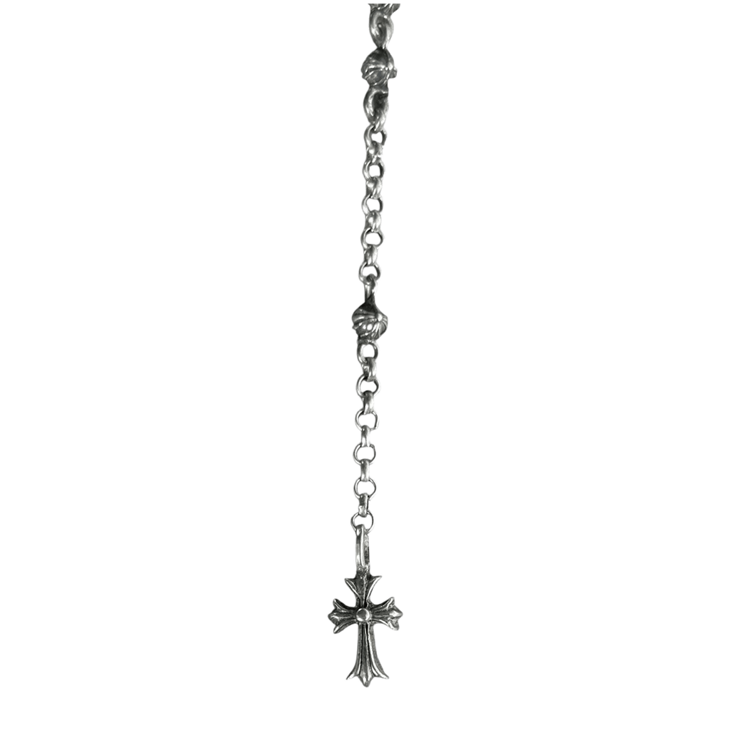 Chrome Hearts Rosary Bead Chain Silver Necklace - Morely TrendsChrome Hearts Type here:)