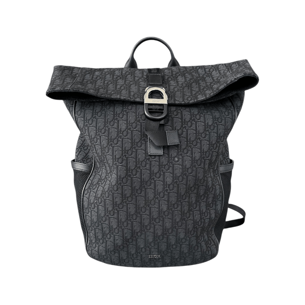 Dior Black Oblique 8 Roll Backpack - Morely TrendsDior Type here:)