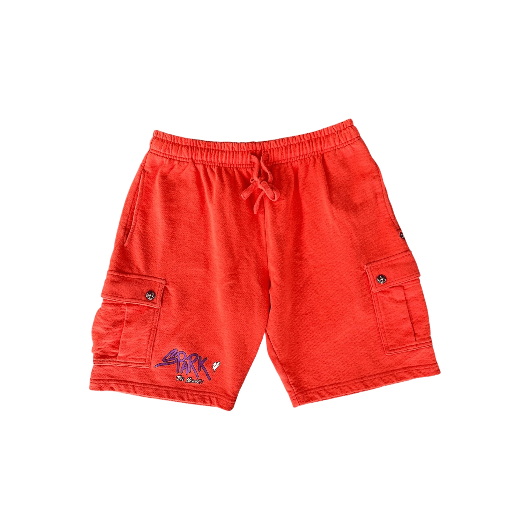 Chrome Hearts Matty Boy Red Spark Cargo Shorts - Morely TrendsChrome Hearts Type here:)