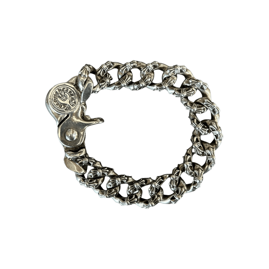 Chrome Hearts Silver Fancy Cuban Bracelet - Morely TrendsChrome Hearts Type here:)