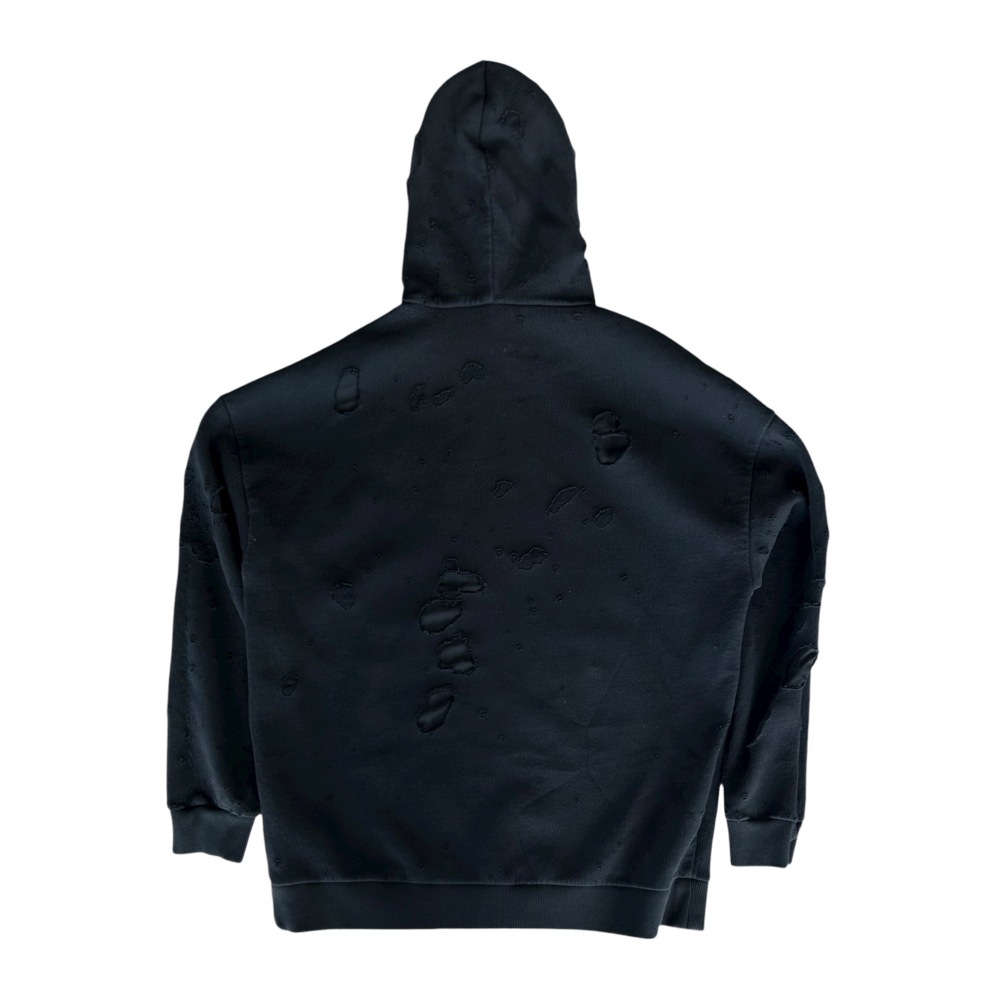 Givenchy Black & White Distressed Logo Hoodie - Morely TrendsGivenchy Type here:)