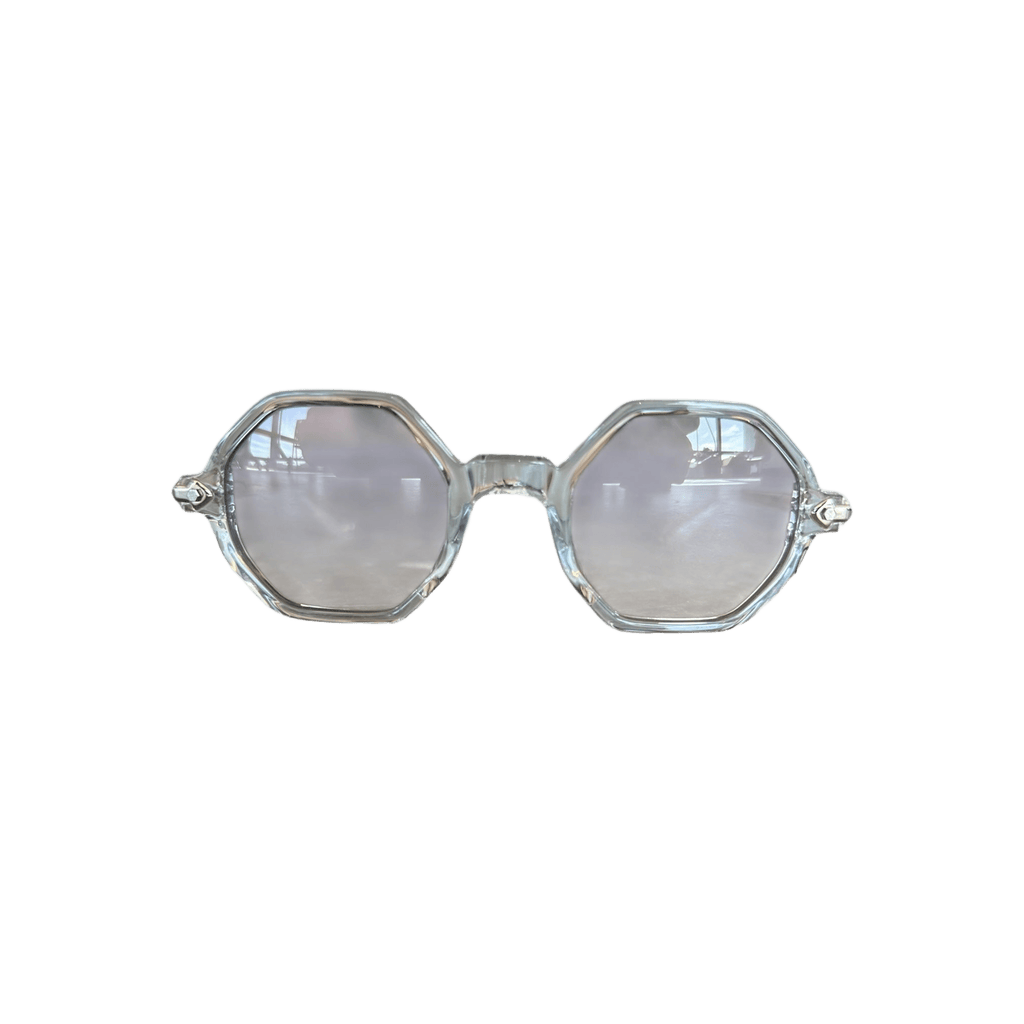 Chrome Hearts Clear & Silver Clitco Sunglasses - Morely TrendsChrome Hearts Type here:)