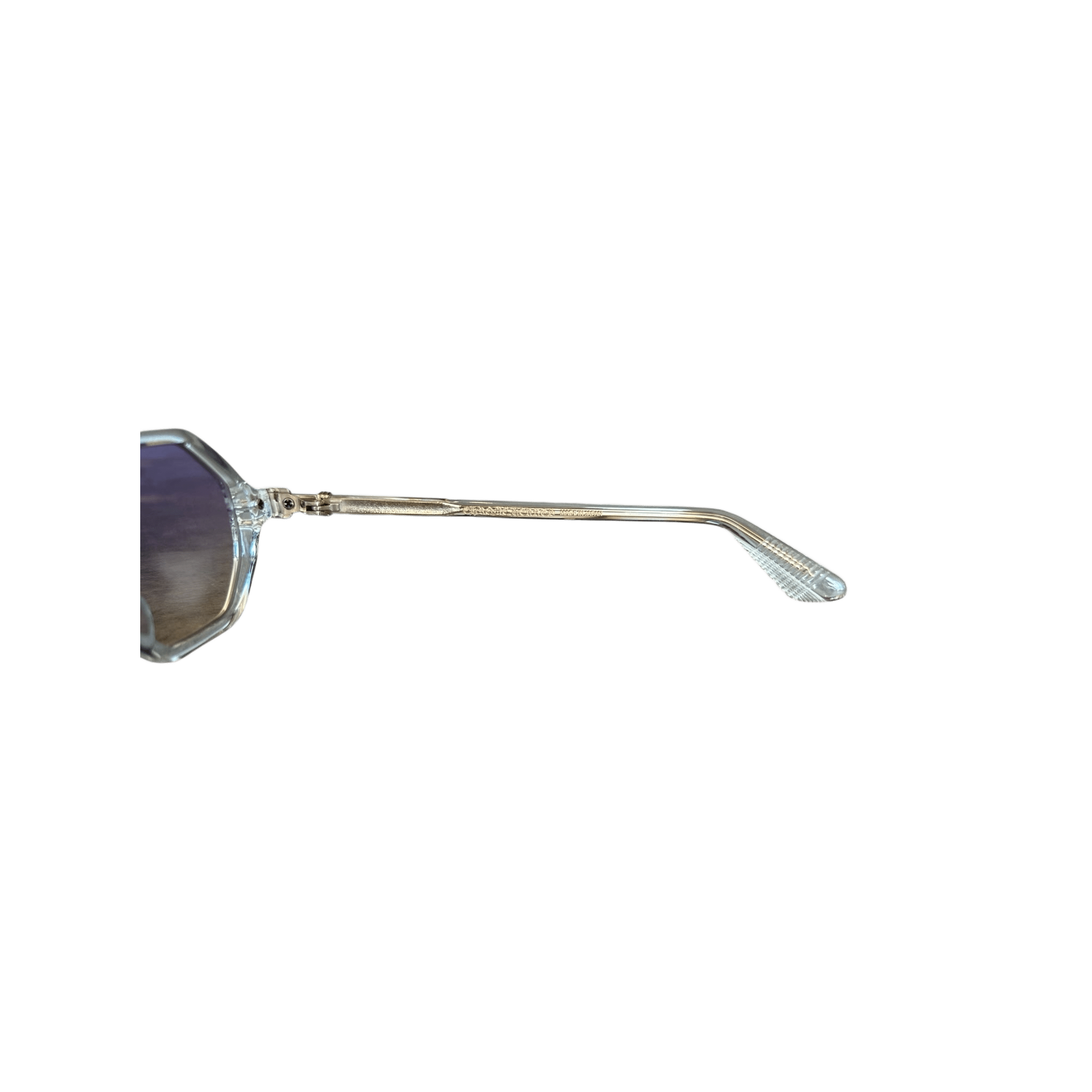 Chrome Hearts Clear & Silver Clitco Sunglasses - Morely TrendsChrome Hearts Type here:)