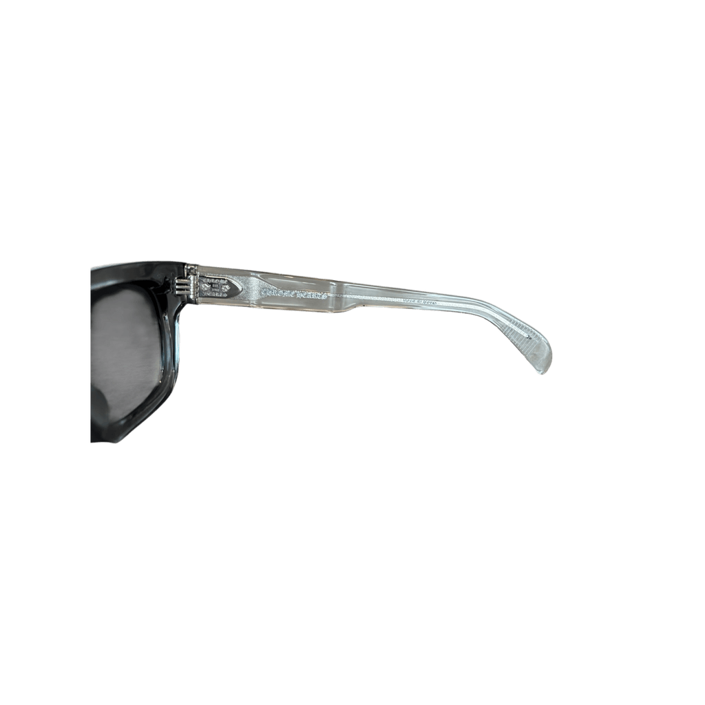 Chrome Hearts Clear & Silver Dick Fitzener Sunglasses - Morely TrendsChrome Hearts Type here:)