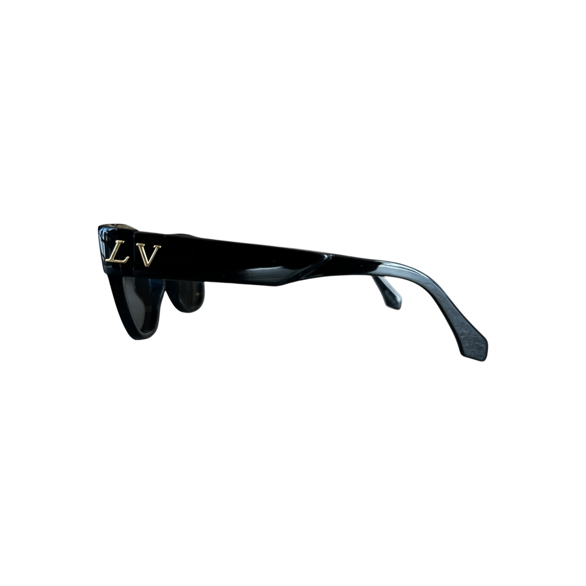 Louis Vuitton Black & Gold Logo Sunglasses - Morely TrendsLouis Vuitton Type here:)