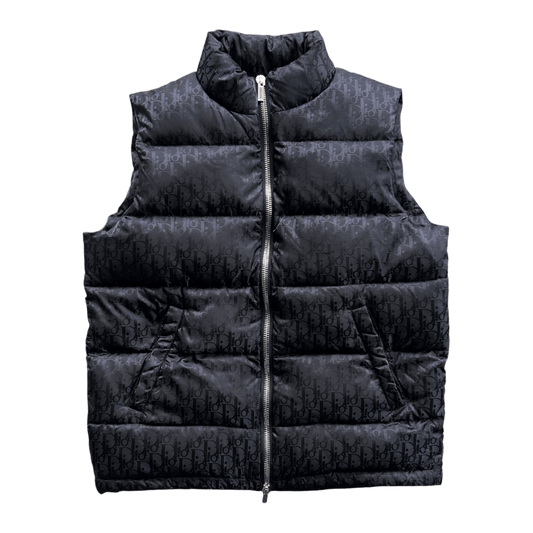 Dior Black Oblique Puffer Vest - Morely TrendsDior Type here:)