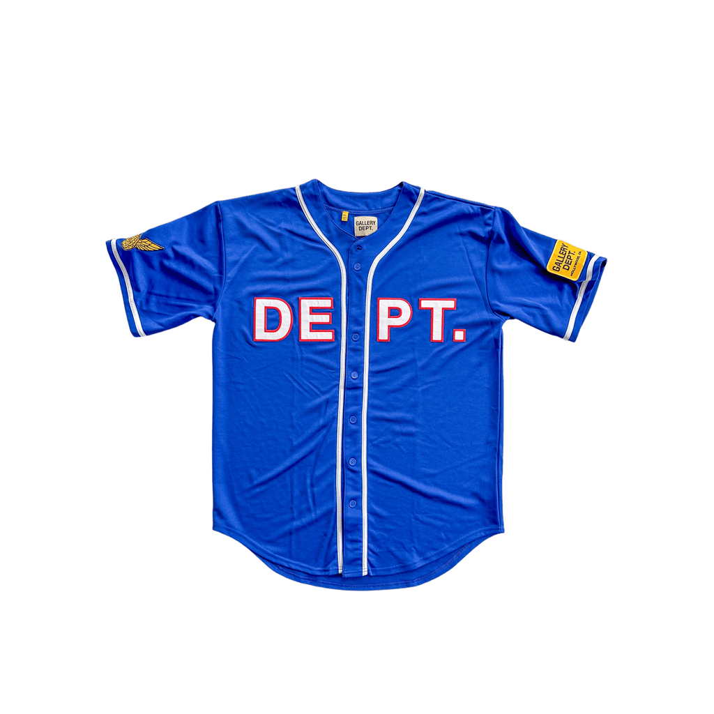 Gallery Dept Blue Echo Park Baseball Jersey - Morely TrendsGallery Dept Type here:)