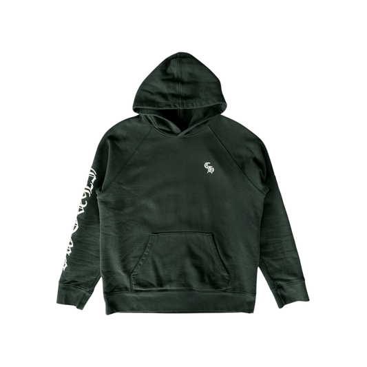 Chrome Hearts Green & White Embroidered Logo Hoodie - Morely TrendsChrome Hearts Type here:)