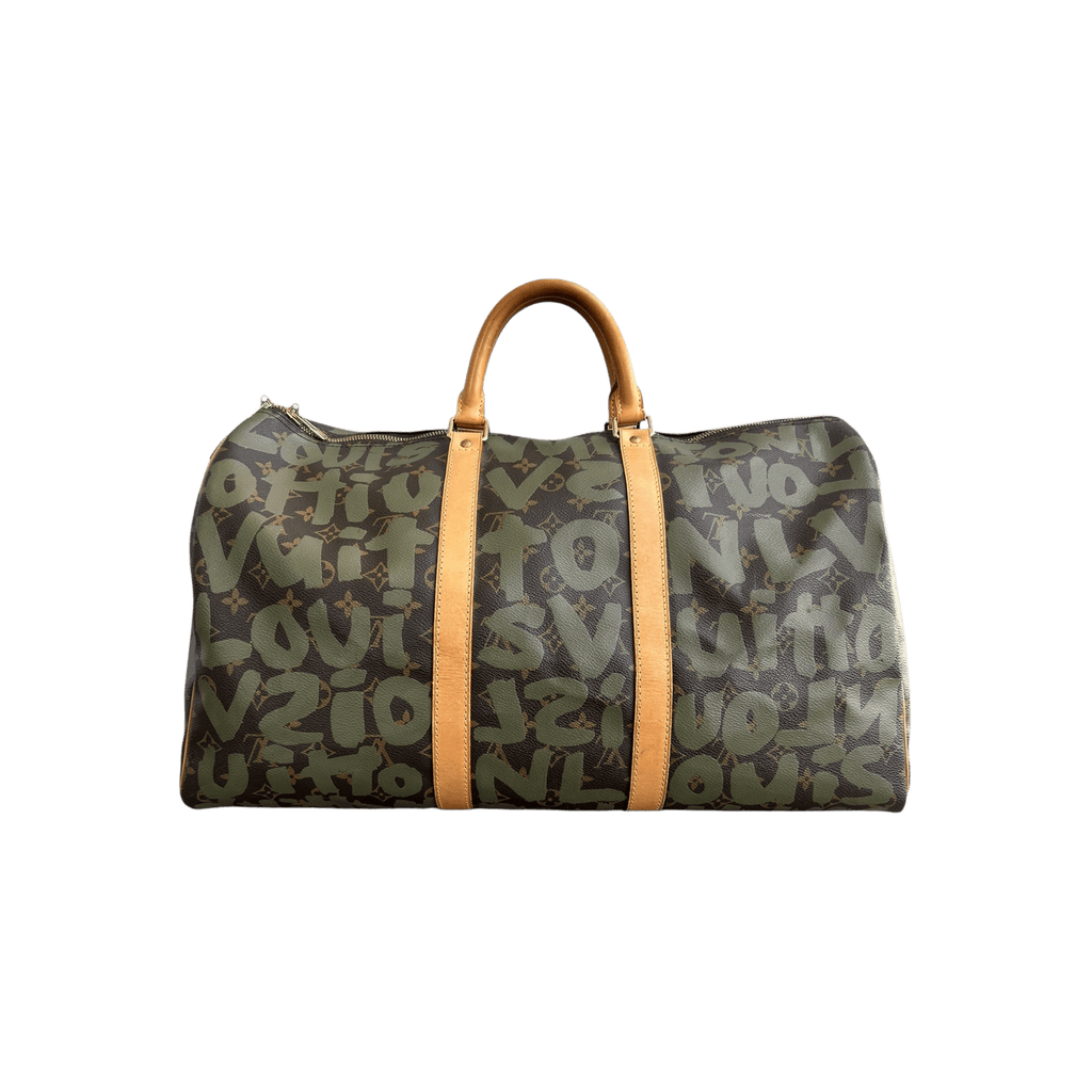 Louis Vuitton Stephen Sprouse Brown & Green Monogram Keepall 50 - Morely TrendsLouis Vuitton Type here:)