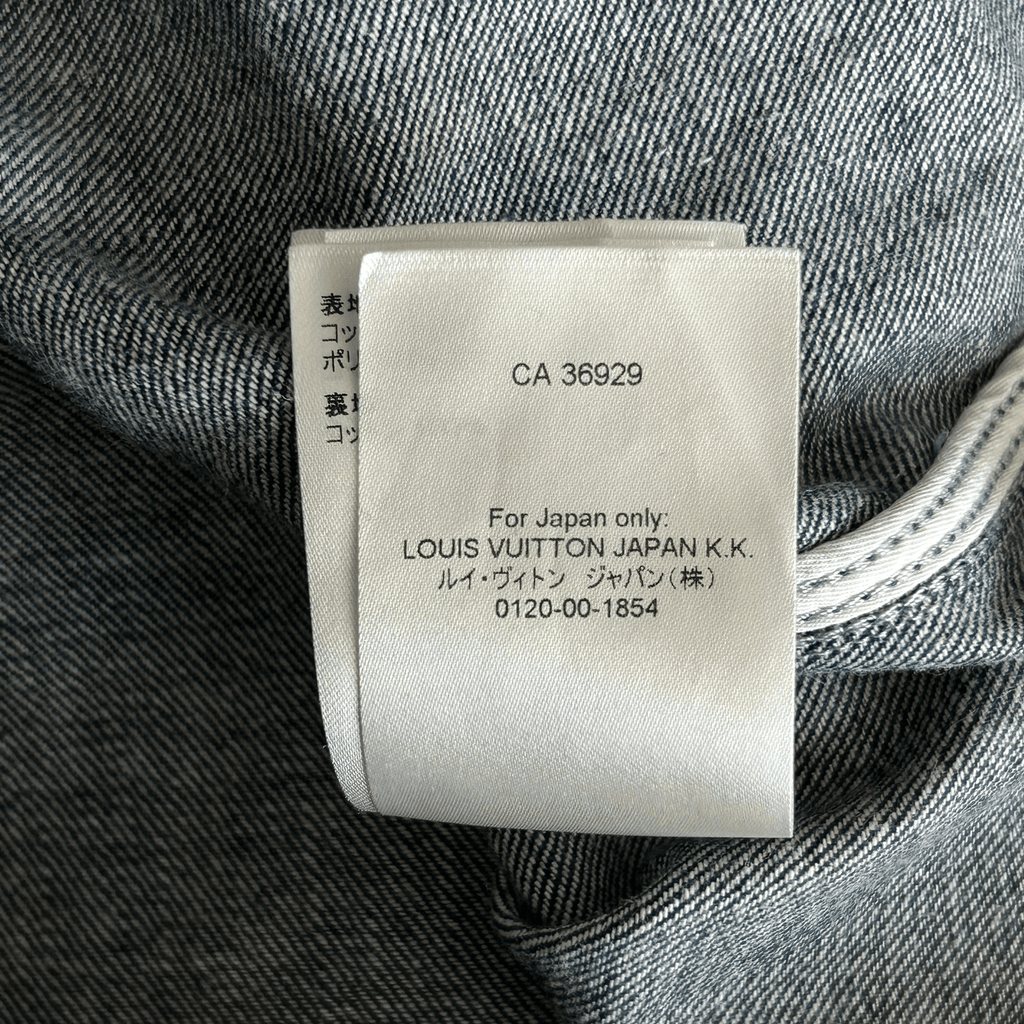 Louis Vuitton Blue Bleached Bandana Denim Button Up Shirt - Morely TrendsLouis Vuitton Type here:)