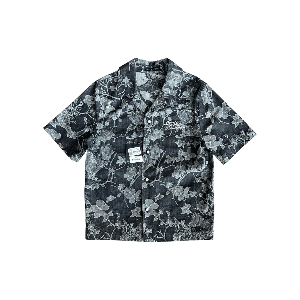 Louis Vuitton Blue & White Floral Monogram Denim Shirt - Morely TrendsLouis Vuitton Type here:)