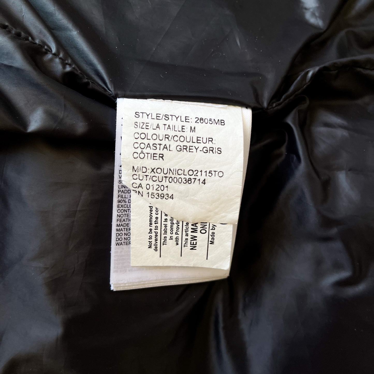 Canada Goose Coastal Grey Vernon Men's Jacket