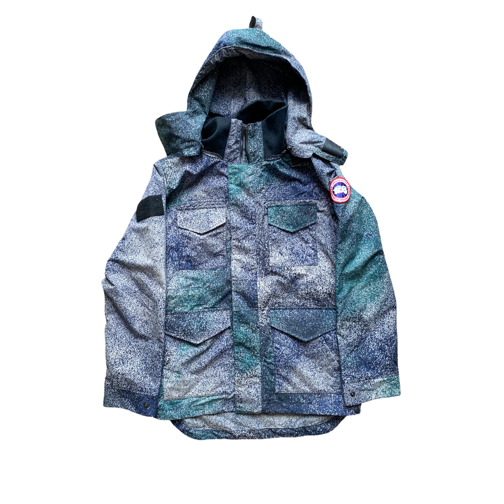 Canada Goose Navy Sandstorm Camo Voyager Men's Jacket
