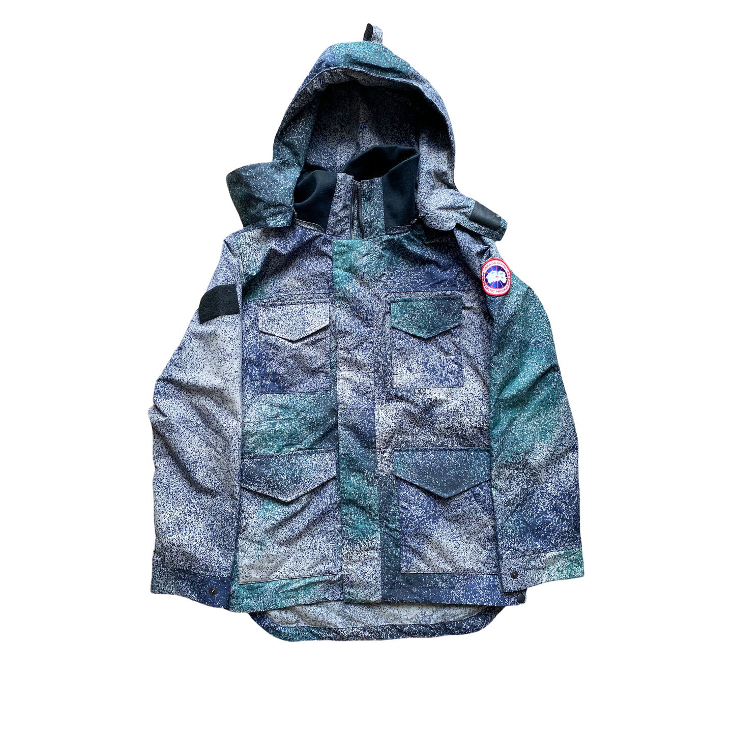 Canada Goose Navy Sandstorm Camo Voyager Men's Jacket