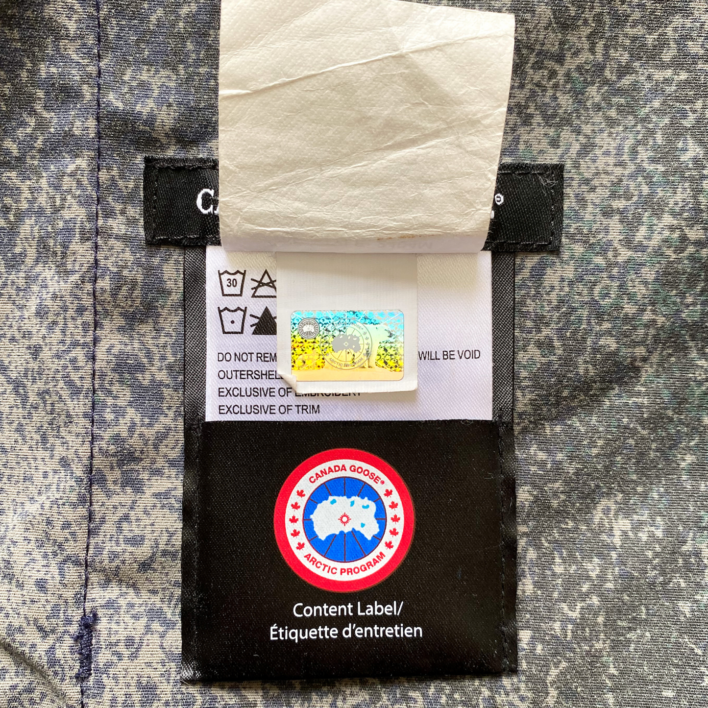 Canada Goose Navy Sandstorm Camo Voyager Men's Jacket