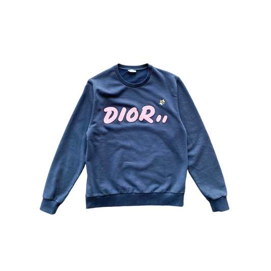 Dior Kaws Black Logo Sweater