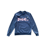 Dior Kaws Black Logo Sweater