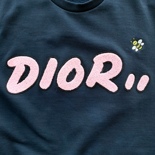 Dior Kaws Black Logo Sweater