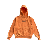 Gallery Dept Orange & Black Dept Logo Hoodie