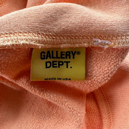 Gallery Dept Orange & Black Dept Logo Hoodie