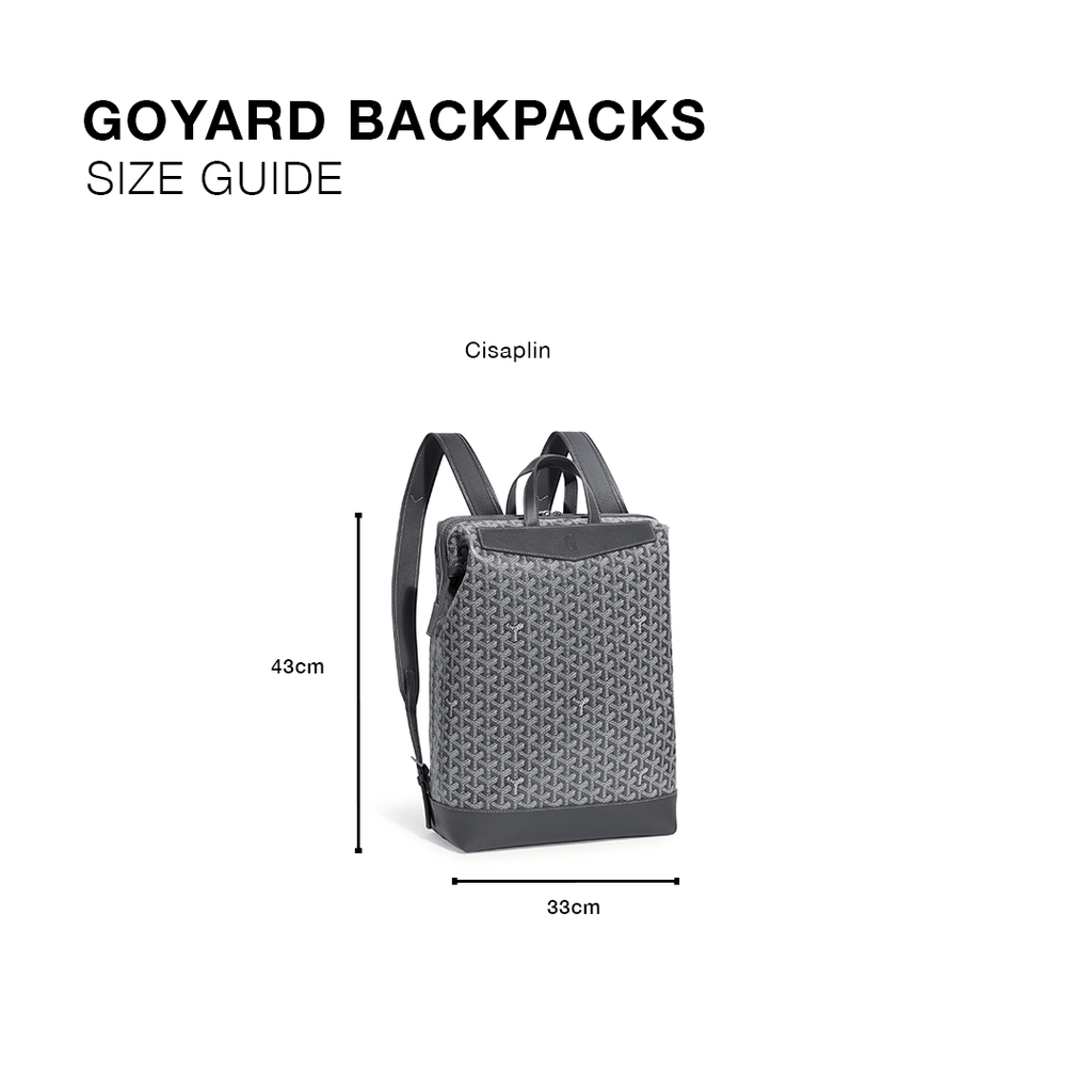 Goyard Black Tan Cisalpin Backpack