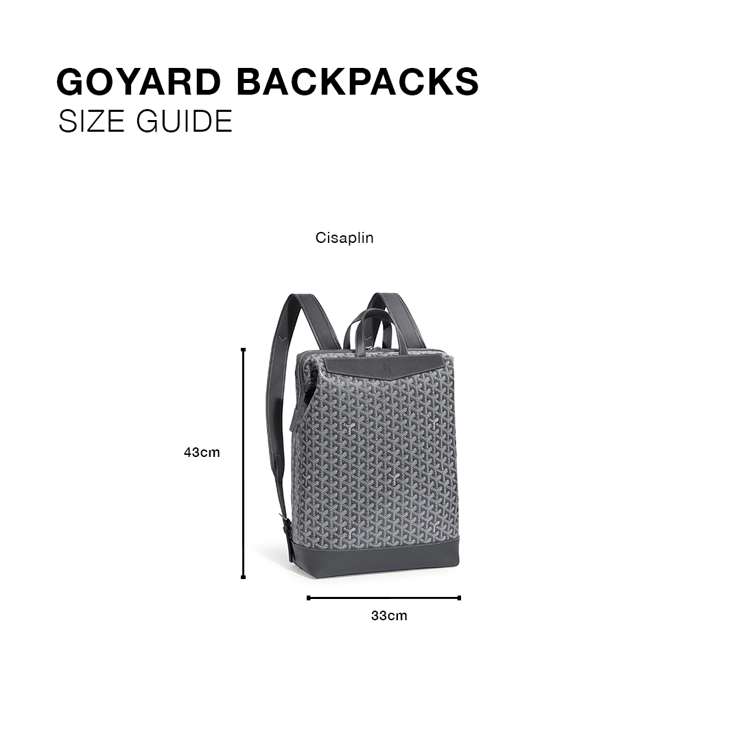 Goyard Black Tan Cisalpin Backpack