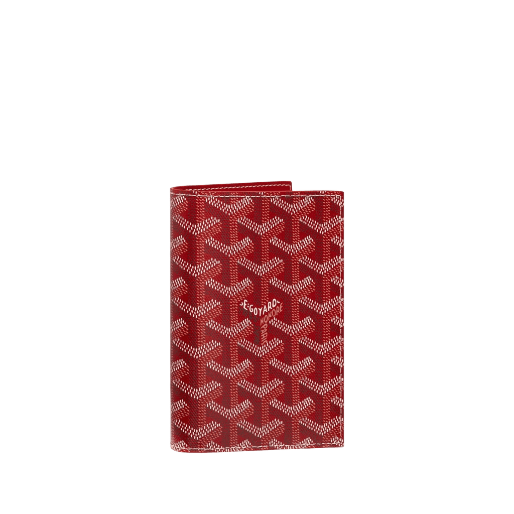 Goyard Grenelle Passport Cover Red