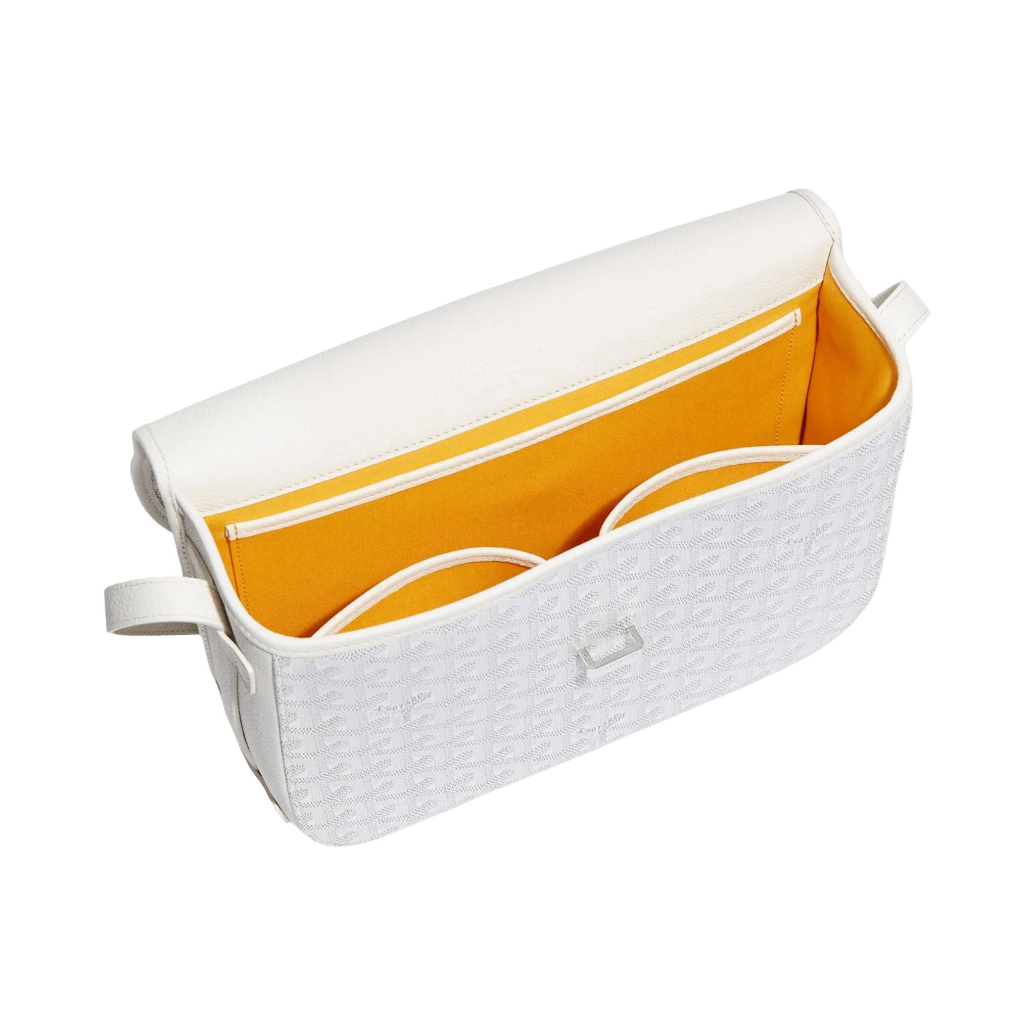 Goyard Goyardine Belvedere II White MM Messenger Bag