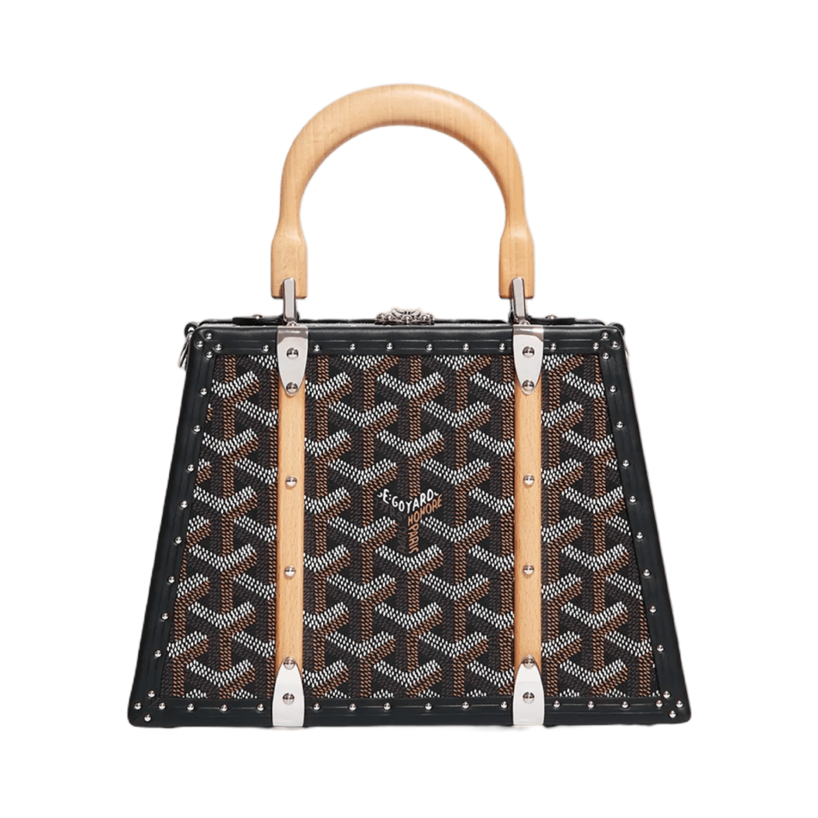 Goyard Saigon Mini Trunk Bag Black