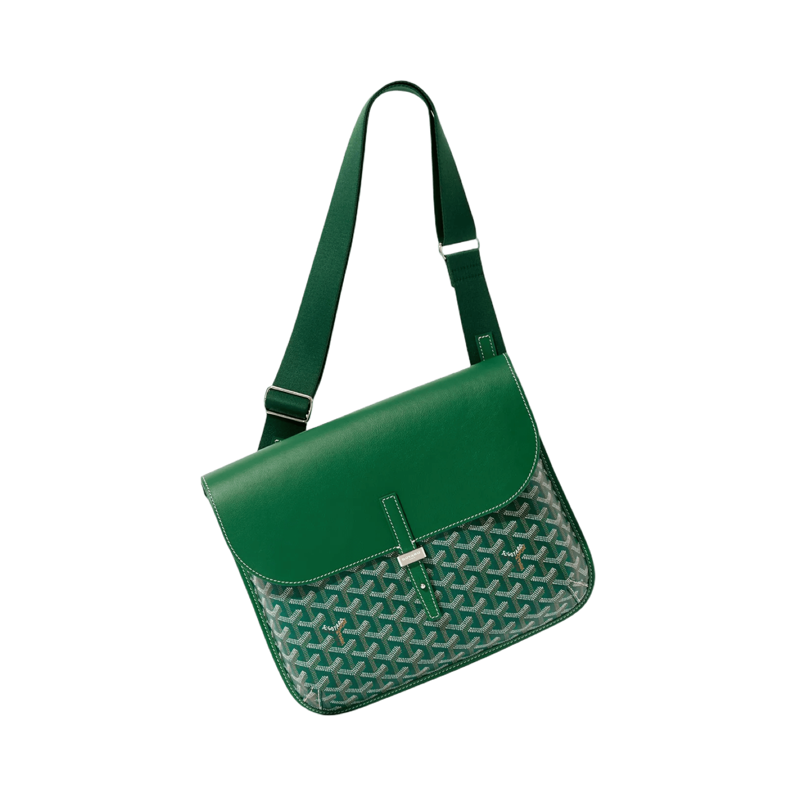 Goyard Coursier Messenger Bag Green