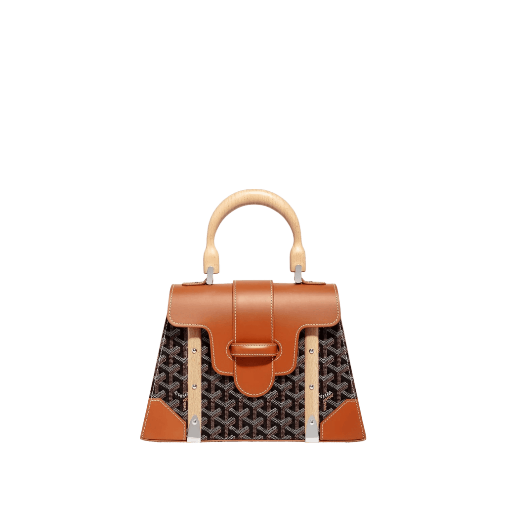 Goyard Saigon PM Bag Black Tan