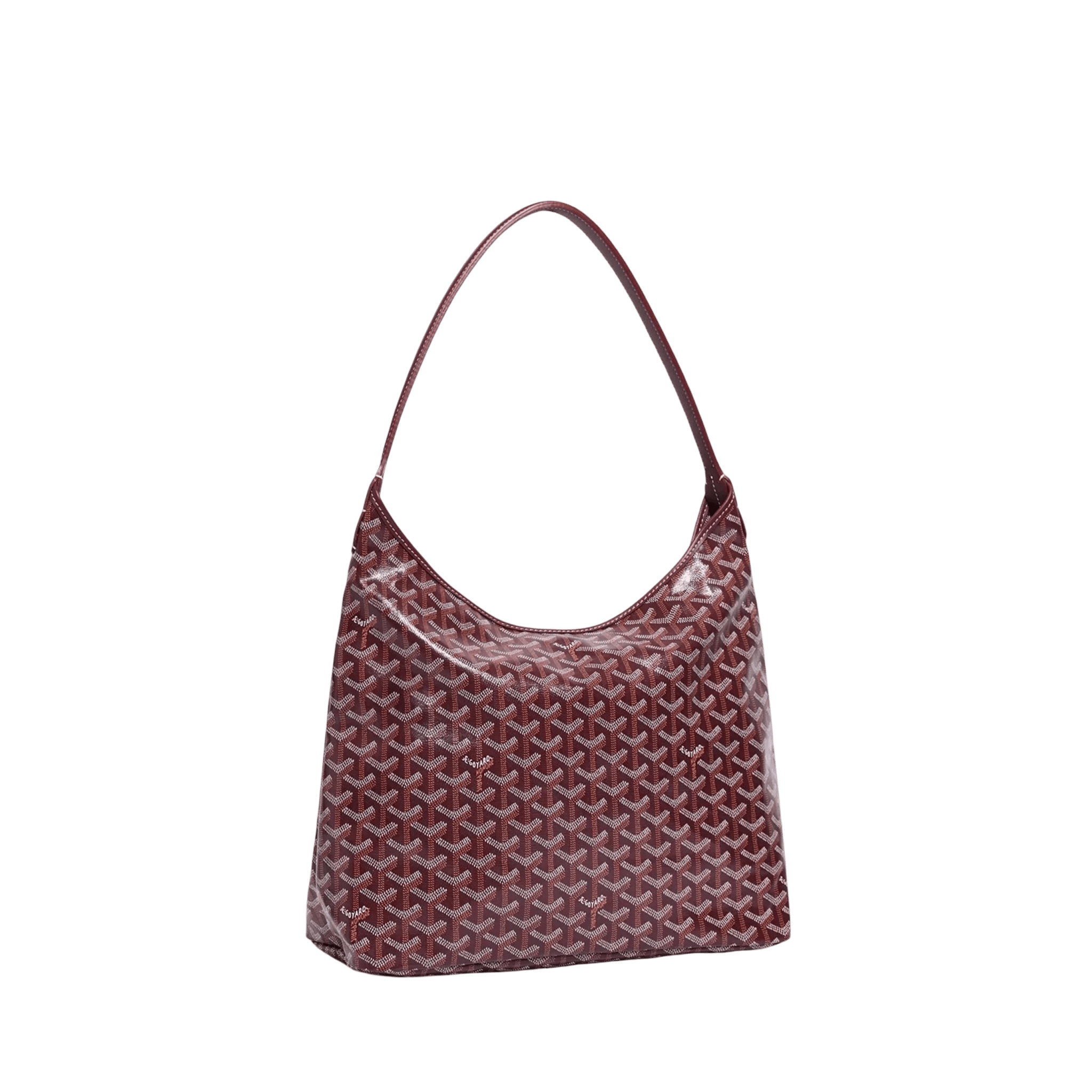 Goyard Boheme Hobo Bag Burgundy