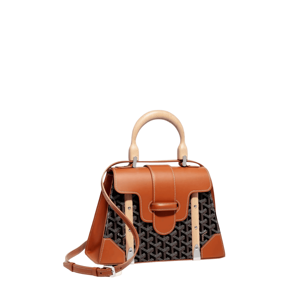 Goyard Saigon PM Bag Black Tan