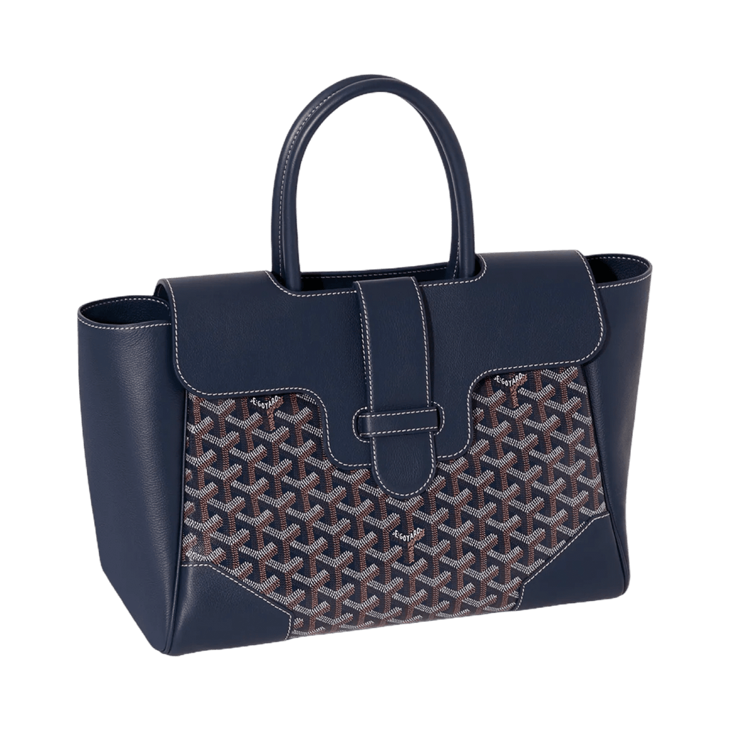 Goyard Saigon Tote Bag Navy Blue