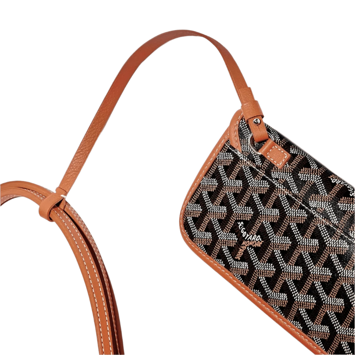 Goyard Anjou PM Bag Black Tan