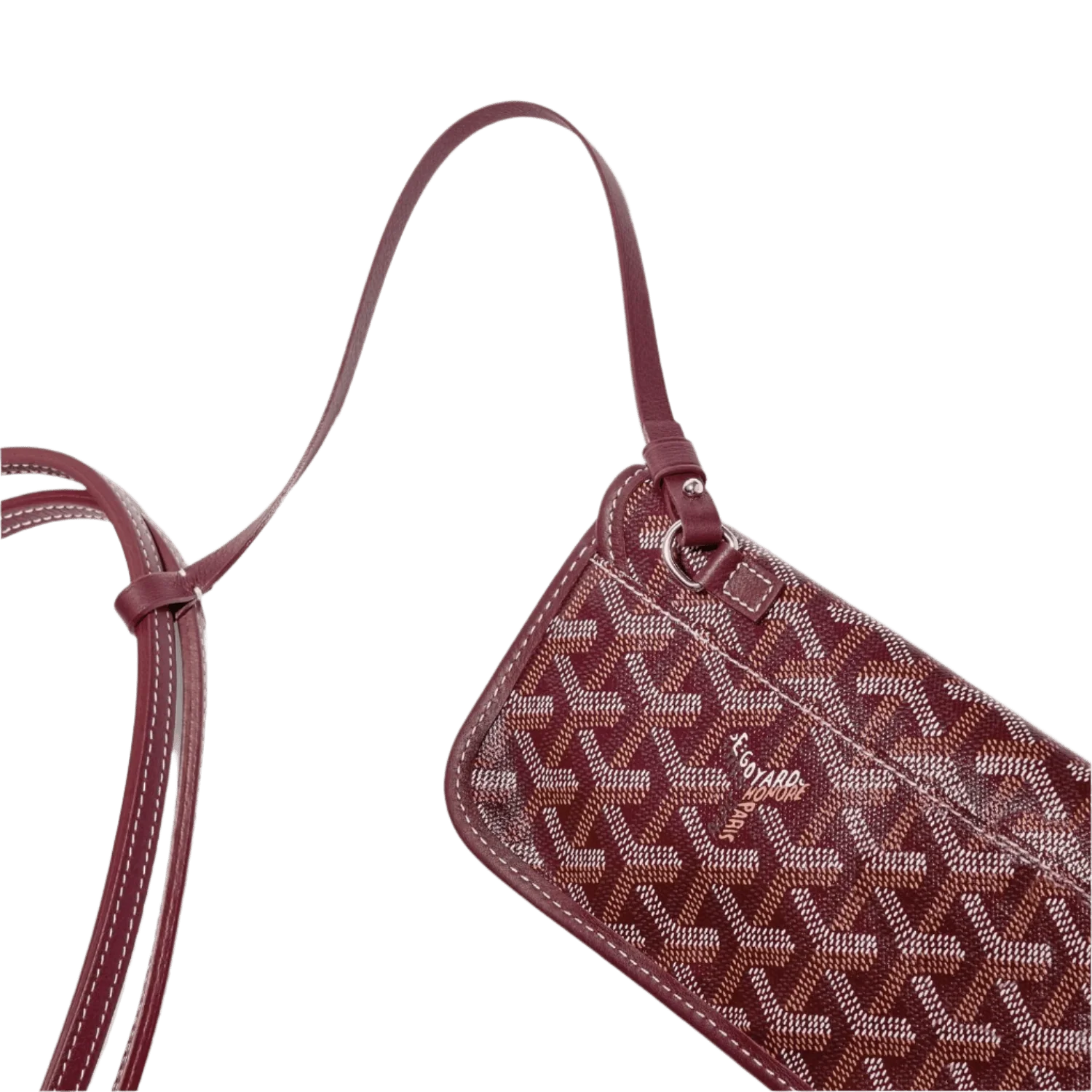 Goyard Anjou PM Bag Burgundy