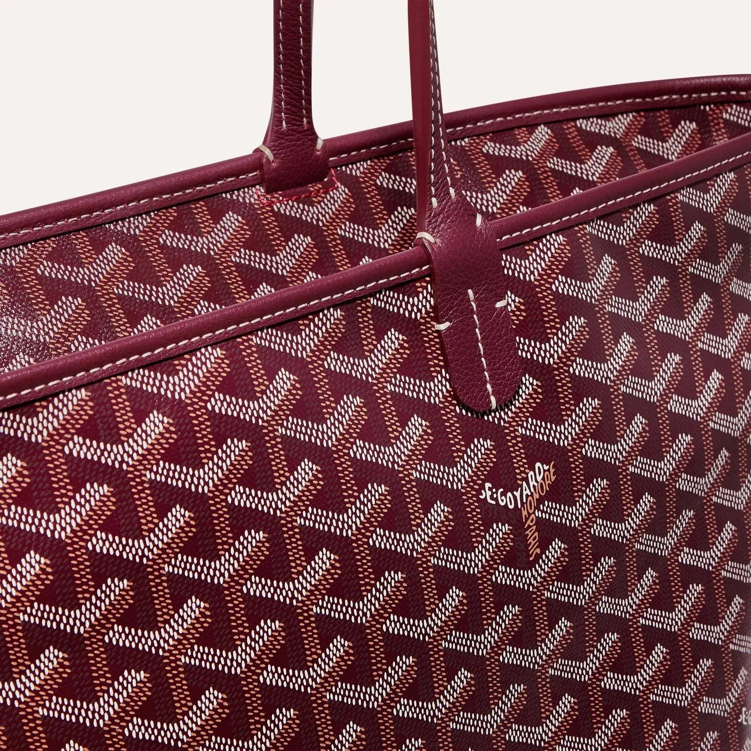 Goyard Artois MM Bag Burgundy