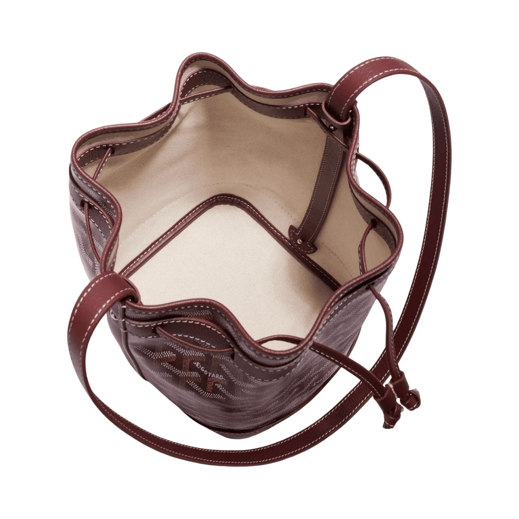 Goyard Petit Flot Bucket Bag Burgundy