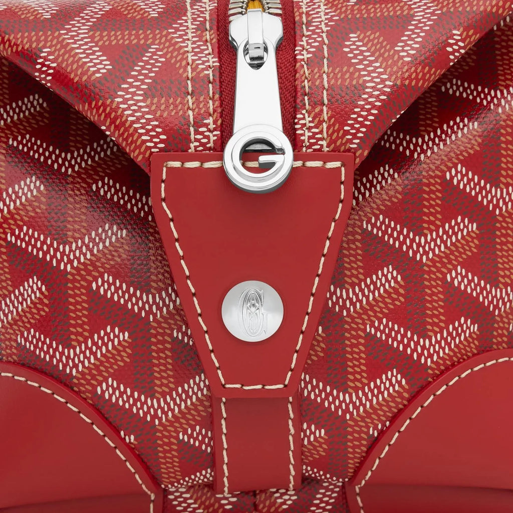 Goyard Bowling 25 Toiletry Bag Red