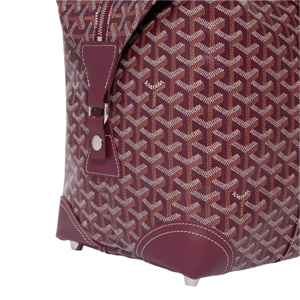 Goyard Bowling 45 Bag Burgundy