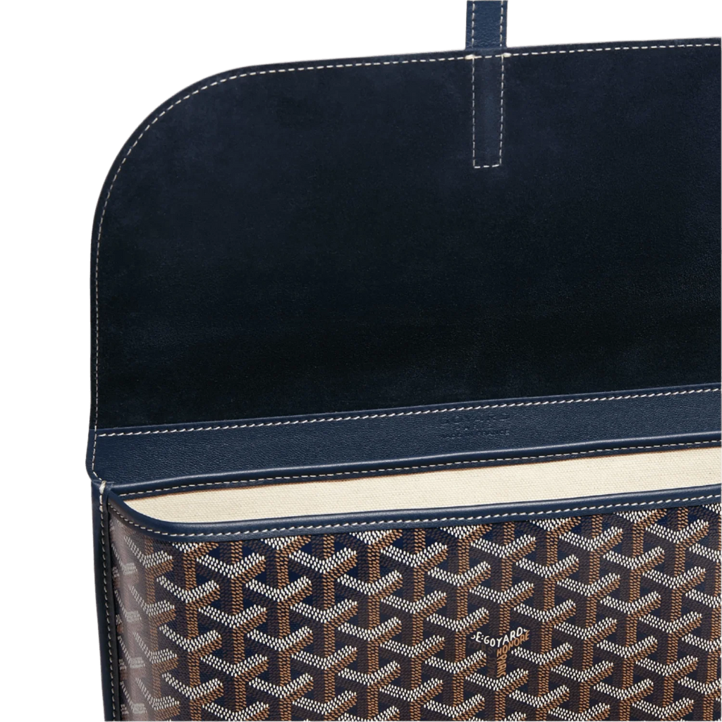 Goyard Coursier Messenger Bag Navy Blue