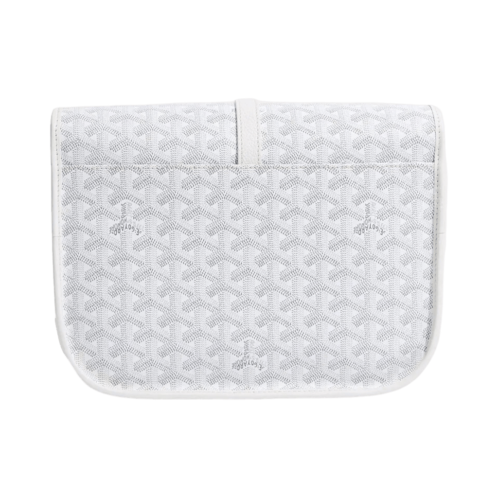 Goyard Goyardine Belvedere II White MM Messenger Bag