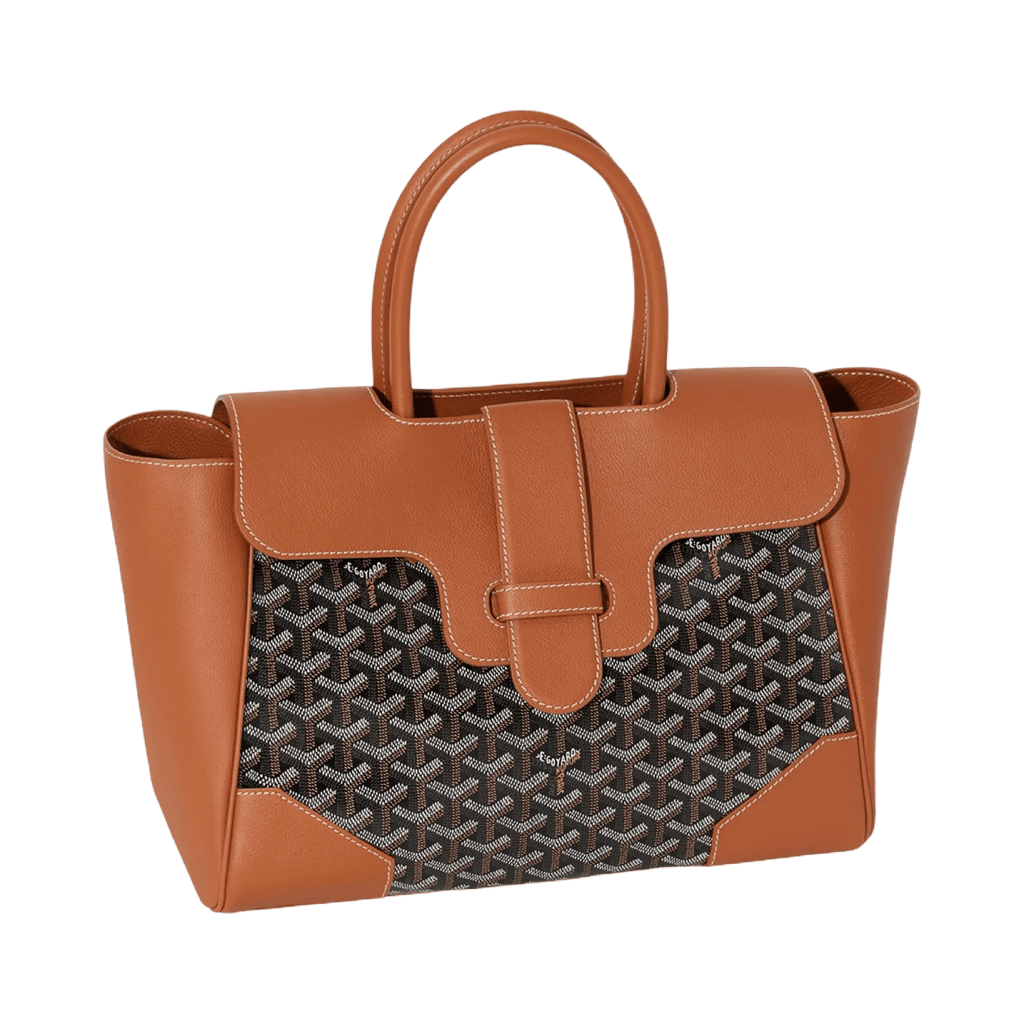 Goyard Saigon Tote Bag Black & Tan