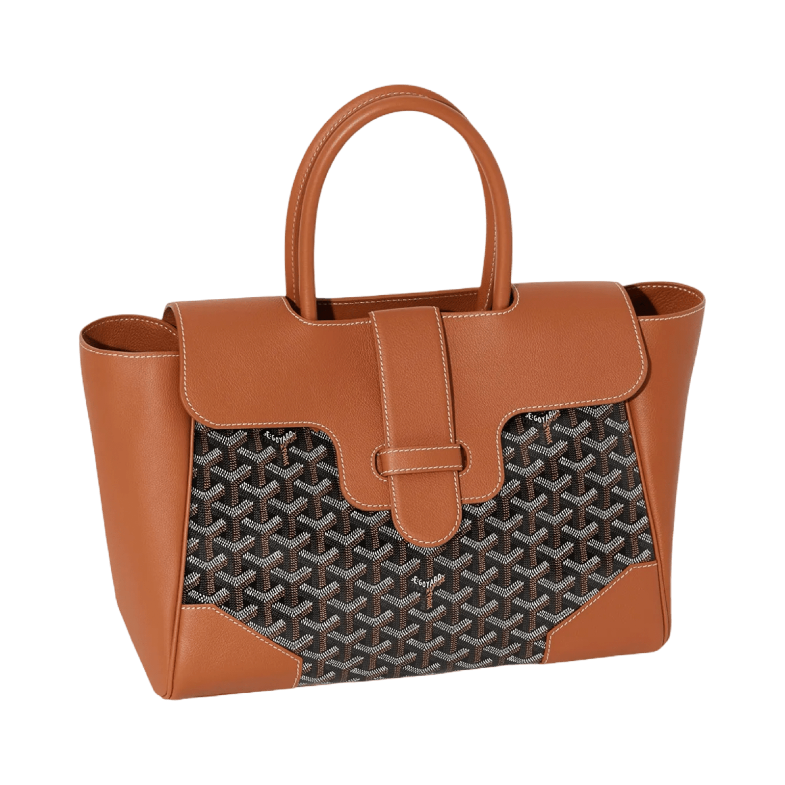Goyard Saigon Tote Bag Black & Tan