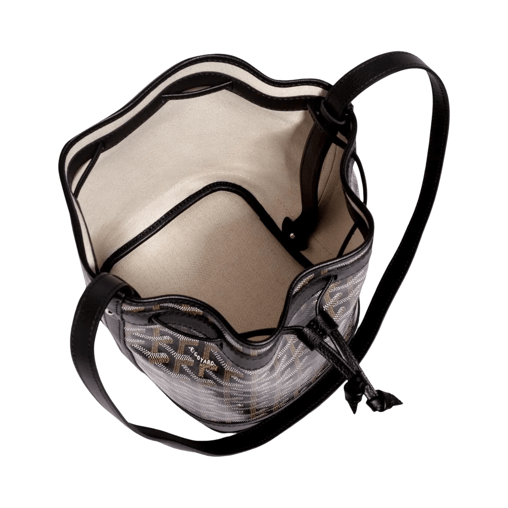 Goyard Petit Flot Bucket Bag Black