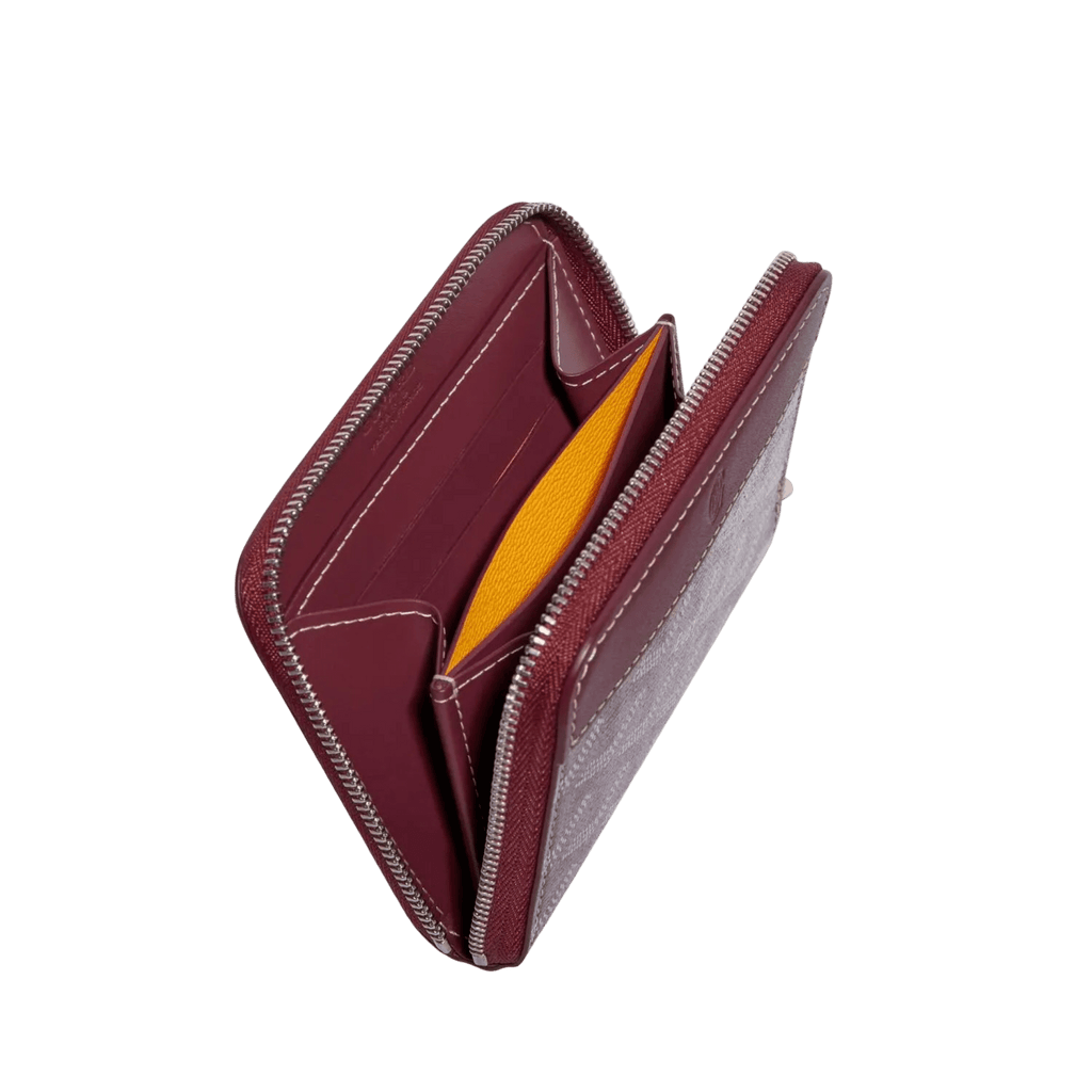 Goyard Matignon PM Wallet Burgundy